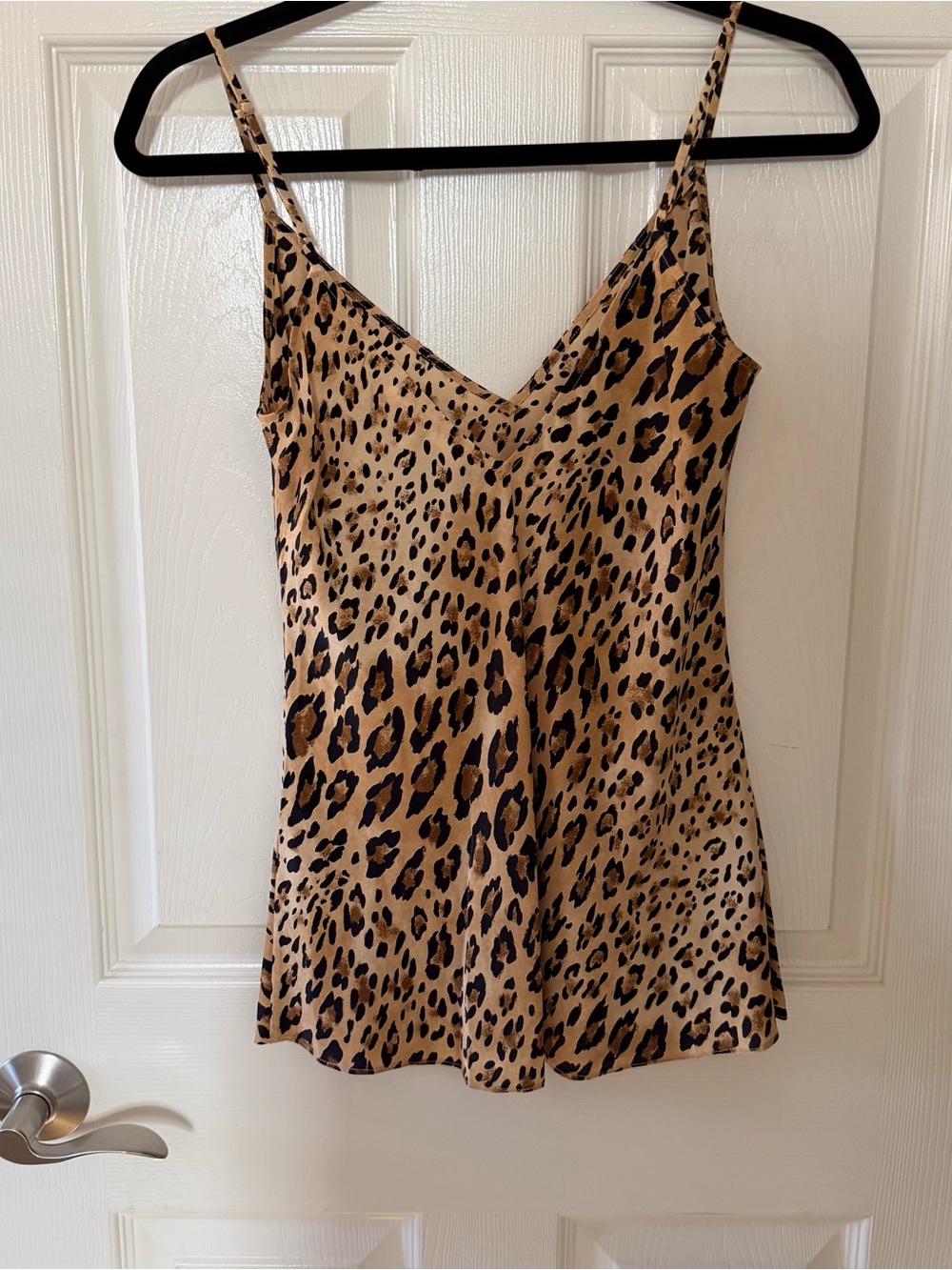 Frame Leopard Silk Camisole